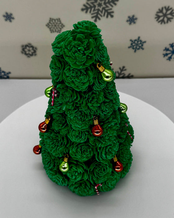 Christmas Tree, Ornament Balls and Candy Canes! - (10") Holiday Decor