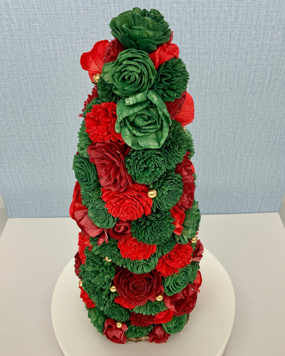 Christmas Tree, Red, Green and Gold! - (18") Holiday Decor